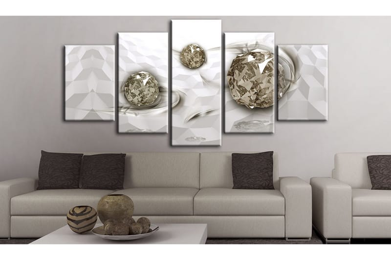 Billede Immersed Gold 100x50 - Artgeist sp. z o. o. - Boligtilbehør - Billeder & kunst - Billeder på lærred