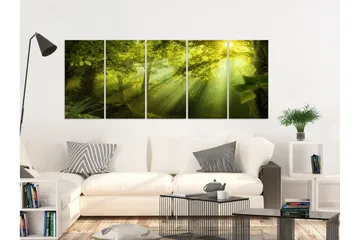 Billede In The Sunshine 5 Parts Narrow 200x80 - Artgeist sp. z o. o. - Boligtilbehør - Billeder & kunst - Billeder på lærred