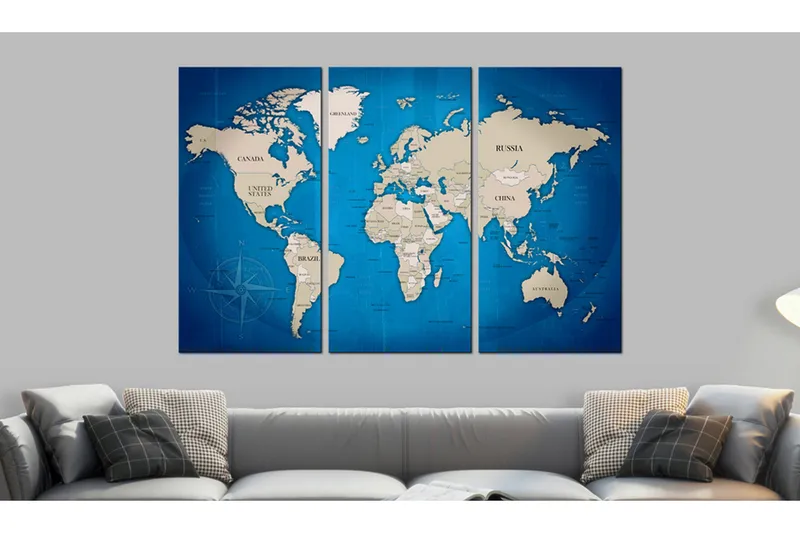 Billede Ink Journey 120x80 - Artgeist sp. z o. o. - Boligtilbehør - Billeder & kunst - Billeder på lærred