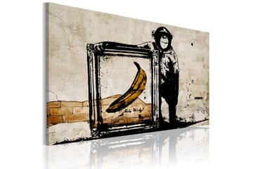 Billede Inspired By Banksy Sepia 60x40