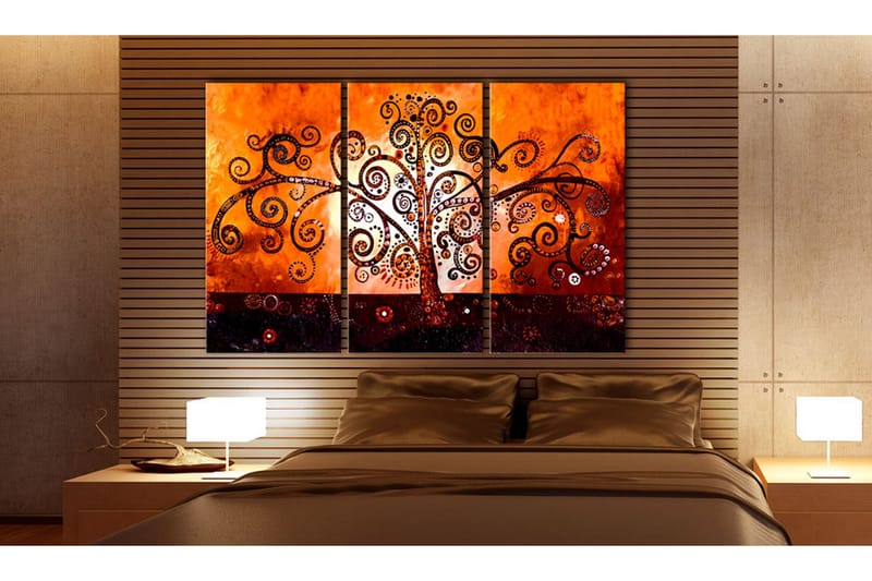 Billede Inspired By Gustav Klimt 90x60 - Artgeist sp. z o. o. - Boligtilbehør - Billeder & kunst - Billeder på lærred