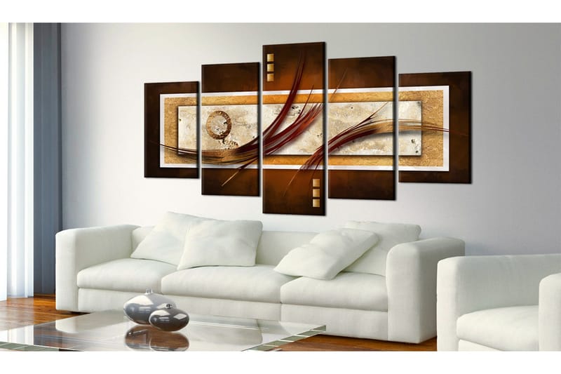 Billede Iridescent Brown 100x50 - Artgeist sp. z o. o. - Boligtilbehør - Billeder & kunst - Billeder på lærred