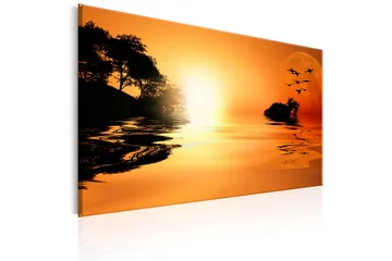 Billede Island of the Setting Sun 90x60 - Artgeist sp. z o. o. - Boligtilbehør - Billeder & kunst - Billeder på lærred