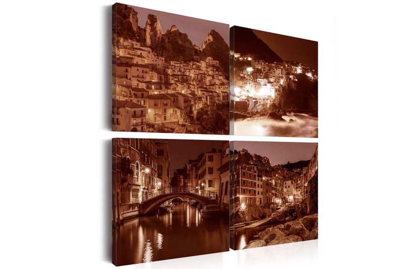 Billede Italian Towns Sepia 40x40, Artgeist sp. z o. o.