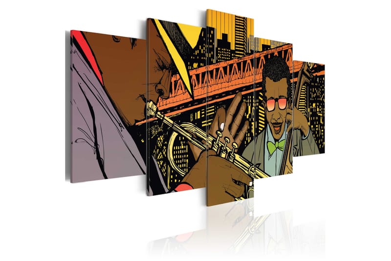 Billede Jazz In Comic 100x50, Artgeist sp. z o. o.