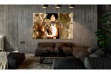 Billede Judith 3 Parts Green 90x60 - Artgeist sp. z o. o. - Boligtilbehør - Billeder & kunst - Billeder på lærred