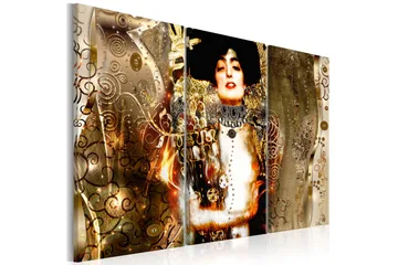 Billede Judith 3 Parts Green 90x60 - Artgeist sp. z o. o. - Boligtilbehør - Billeder & kunst - Billeder på lærred