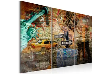 Billede Kernen Nyc 60x40 - Artgeist sp. z o. o. - Boligtilbehør - Billeder & kunst - Billeder på lærred
