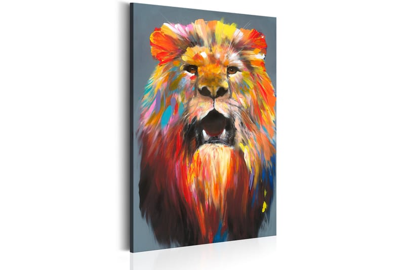 Billede King of Colours 60x90 - Artgeist sp. z o. o. - Boligtilbehør - Billeder & kunst - Billeder på lærred