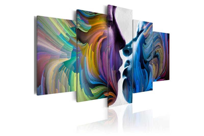 Billede Kiss Of Colours 100x50, Artgeist sp. z o. o.