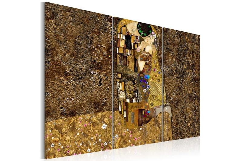 Billede Klimt Inspiration Kiss 120x80, Artgeist sp. z o. o.