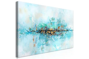 Billede lagoon (1 del) Bred 120x60 - Artgeist sp. z o. o. - Boligtilbehør - Billeder & kunst - Billeder på lærred