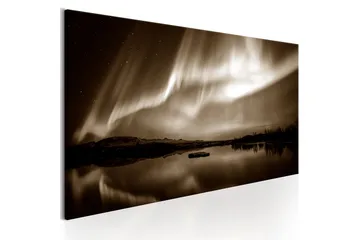 Billede Lake In Sepia 135x45 - Artgeist sp. z o. o. - Boligtilbehør - Billeder & kunst - Billeder på lærred