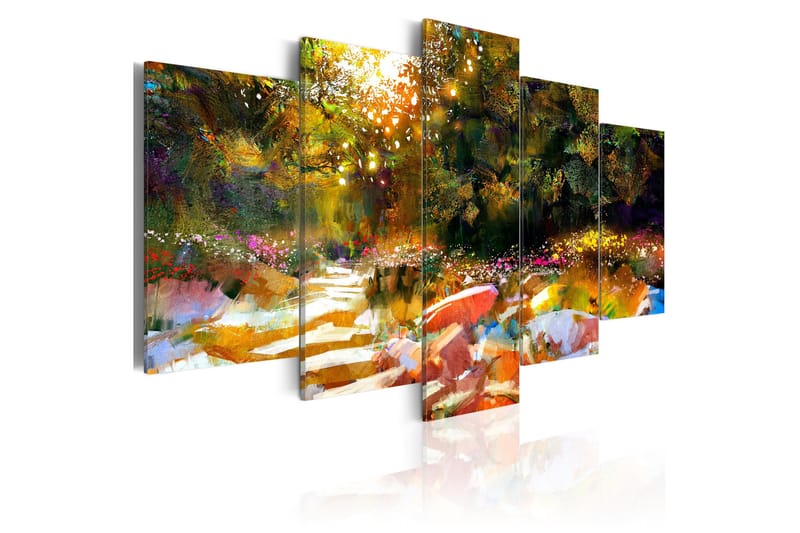 Billede Land of Fairies 100x50 - Artgeist sp. z o. o. - Boligtilbehør - Billeder & kunst - Billeder på lærred