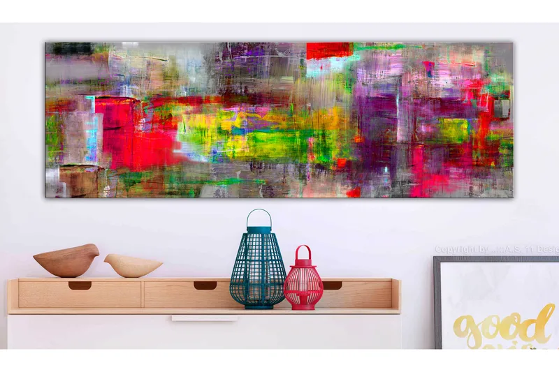 Billede Land Of Fantasy 150x50 - Artgeist sp. z o. o. - Boligtilbehør - Billeder & kunst - Billeder på lærred