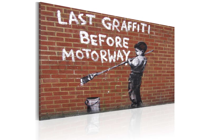Billede Last Graffiti Before Motorway Banksy 60x40, Artgeist sp. z o. o.