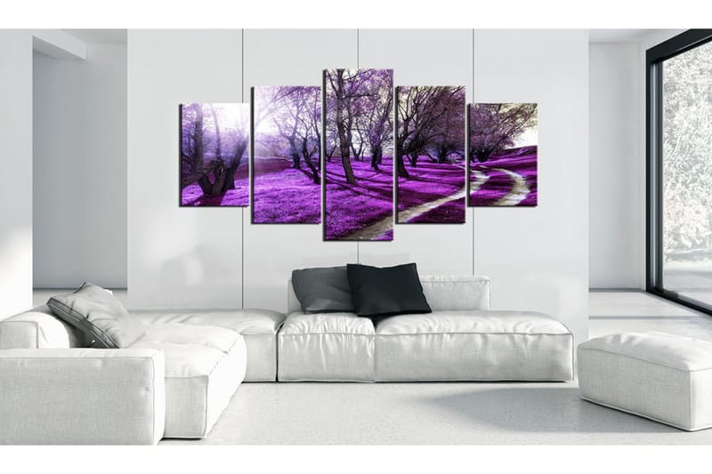 Billede Lavender Orchard 100x50 - Artgeist sp. z o. o. - Boligtilbehør - Billeder & kunst - Billeder på lærred