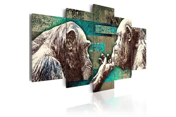 Billede Learning Of Tenderness 100x50 - Artgeist sp. z o. o. - Boligtilbehør - Billeder & kunst - Billeder på lærred