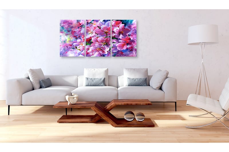 Billede lilla blomster 120x60, Artgeist sp. z o. o.