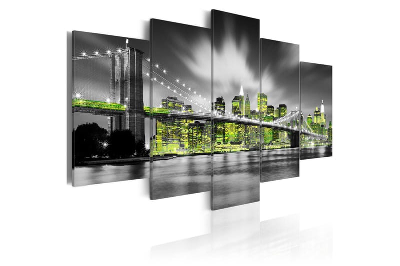 Billede Lime Soul Of New York 100x50, Artgeist sp. z o. o.
