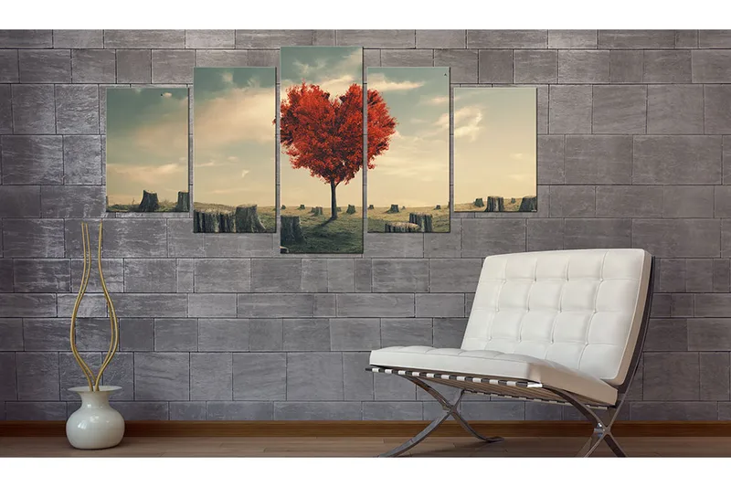 Billede Loneliness Tree 100x50 - Artgeist sp. z o. o. - Boligtilbehør - Billeder & kunst - Billeder på lærred