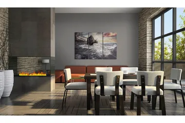 Billede Lonely Ship On A High Seas 120x80 - Artgeist sp. z o. o. - Boligtilbehør - Billeder & kunst - Billeder på lærred