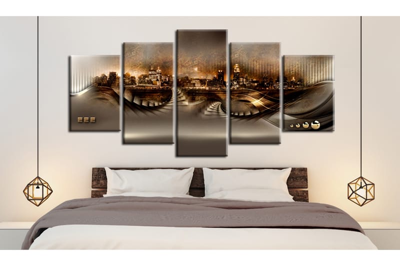 Billede Lost City 200x100 - Artgeist sp. z o. o. - Boligtilbehør - Billeder & kunst - Billeder på lærred