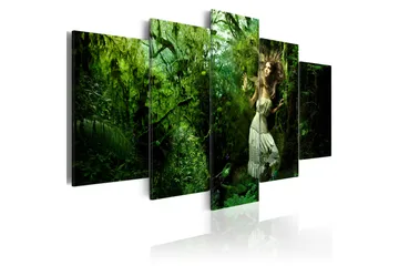 Billede Lost In Greenery 100x50 - Artgeist sp. z o. o. - Boligtilbehør - Billeder & kunst - Billeder på lærred