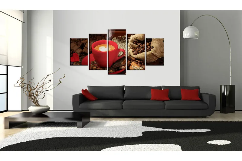 Billede Love Espresso 100x50 - Artgeist sp. z o. o. - Boligtilbehør - Billeder & kunst - Billeder på lærred