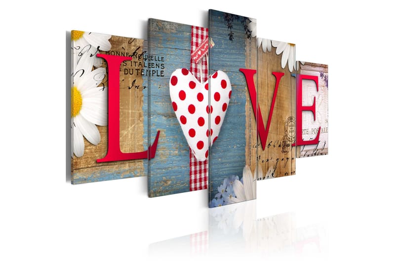Billede Love Handmade 100x50, Artgeist sp. z o. o.