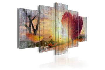 Billede Lovers’ Autumn 100x50 - Artgeist sp. z o. o. - Boligtilbehør - Billeder & kunst - Billeder på lærred