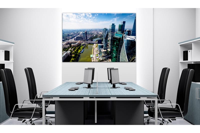 Billede Luftfoto af Moskva 60x40, Artgeist sp. z o. o.