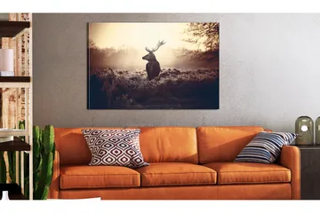 Billede Lurking Deer 120x80 - Artgeist sp. z o. o. - Boligtilbehør - Billeder & kunst - Billeder på lærred