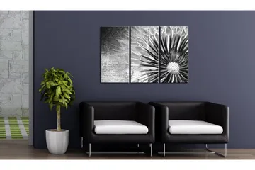 Billede Mælkebøtte Sort Og Hvidt 120x80 - Artgeist sp. z o. o. - Boligtilbehør - Billeder & kunst - Billeder på lærred
