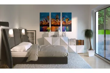 Billede Mad City Triptych 120x80 - Artgeist sp. z o. o. - Boligtilbehør - Billeder & kunst - Billeder på lærred