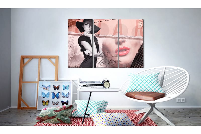 Billede Madame Chic 60x40 - Artgeist sp. z o. o. - Boligtilbehør - Billeder & kunst - Billeder på lærred