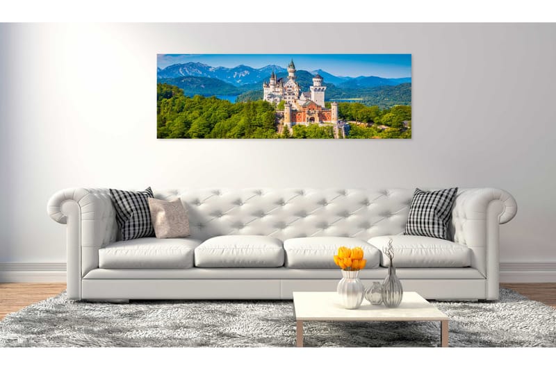 Billede Magic Places Neuschwanstein Castle 120x40 - Artgeist sp. z o. o. - Boligtilbehør - Billeder & kunst - Billeder på lærred
