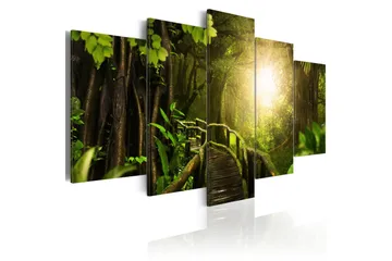 Billede Magical Jungle 100x50 - Artgeist sp. z o. o. - Boligtilbehør - Billeder & kunst - Billeder på lærred