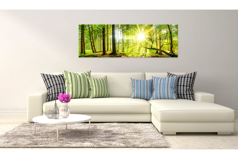 Billede Majestic Trees 135x45 - Artgeist sp. z o. o. - Boligtilbehør - Billeder & kunst - Billeder på lærred
