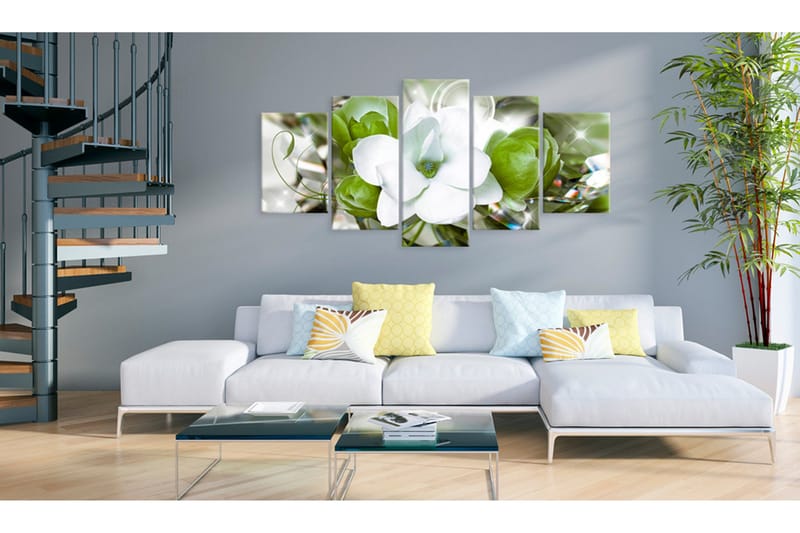 Billede Malachite Nymph 100x50 - Artgeist sp. z o. o. - Boligtilbehør - Billeder & kunst - Billeder på lærred