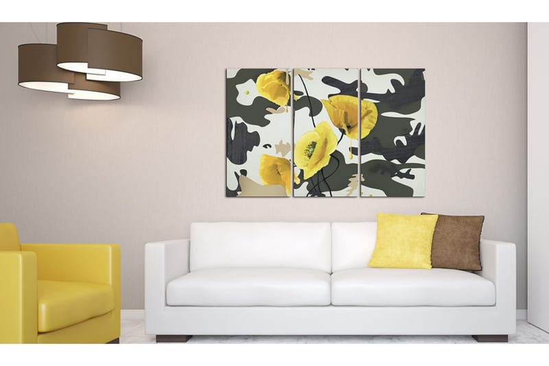 Billede Malet Af Valmuer Triptyken 60x40 - Artgeist sp. z o. o. - Boligtilbehør - Billeder & kunst - Billeder på lærred