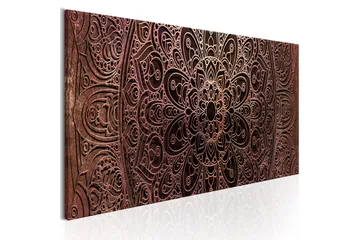 Billede Mandala Amber Silence 150x50 - Artgeist sp. z o. o. - Boligtilbehør - Billeder & kunst - Billeder på lærred