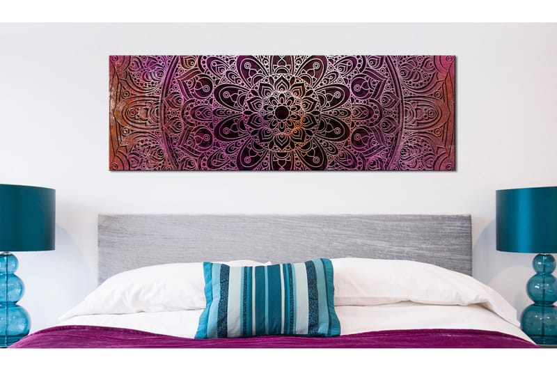 Billede Mandala Amethyst Energy 135x45 - Artgeist sp. z o. o. - Boligtilbehør - Billeder & kunst - Billeder på lærred