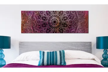 Billede Mandala Amethyst Energy 150x50 - Artgeist sp. z o. o. - Boligtilbehør - Billeder & kunst - Billeder på lærred