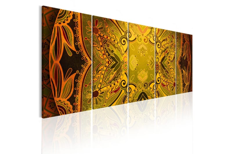 Billede Mandala Flowery Wings 200x80, Artgeist sp. z o. o.