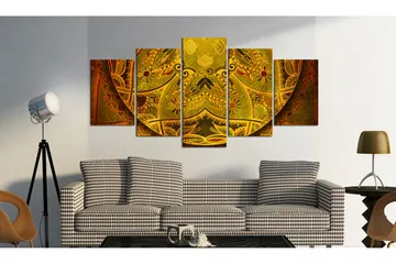 Billede Mandala Golden Power 200x100 - Artgeist sp. z o. o. - Boligtilbehør - Billeder & kunst - Billeder på lærred