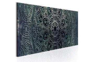 Billede Mandala Malachite Calm 120x40 - Artgeist sp. z o. o. - Boligtilbehør - Billeder & kunst - Billeder på lærred