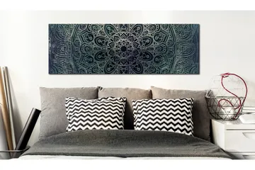 Billede Mandala Malachite Calm 120x40 - Artgeist sp. z o. o. - Boligtilbehør - Billeder & kunst - Billeder på lærred