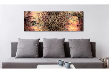 Billede Mandala Sunny Poetry 135x45 - Artgeist sp. z o. o. - Boligtilbehør - Billeder & kunst - Billeder på lærred