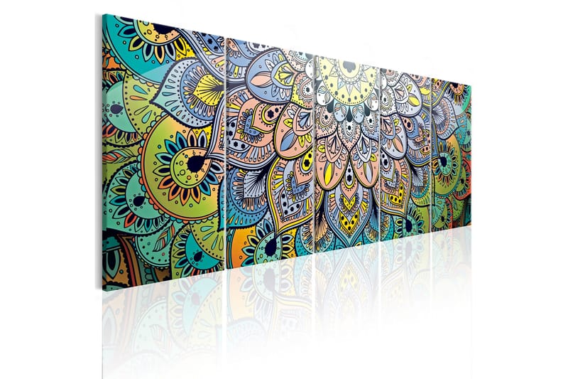 Billede Mandala Peacock's Tail 200x80, Artgeist sp. z o. o.